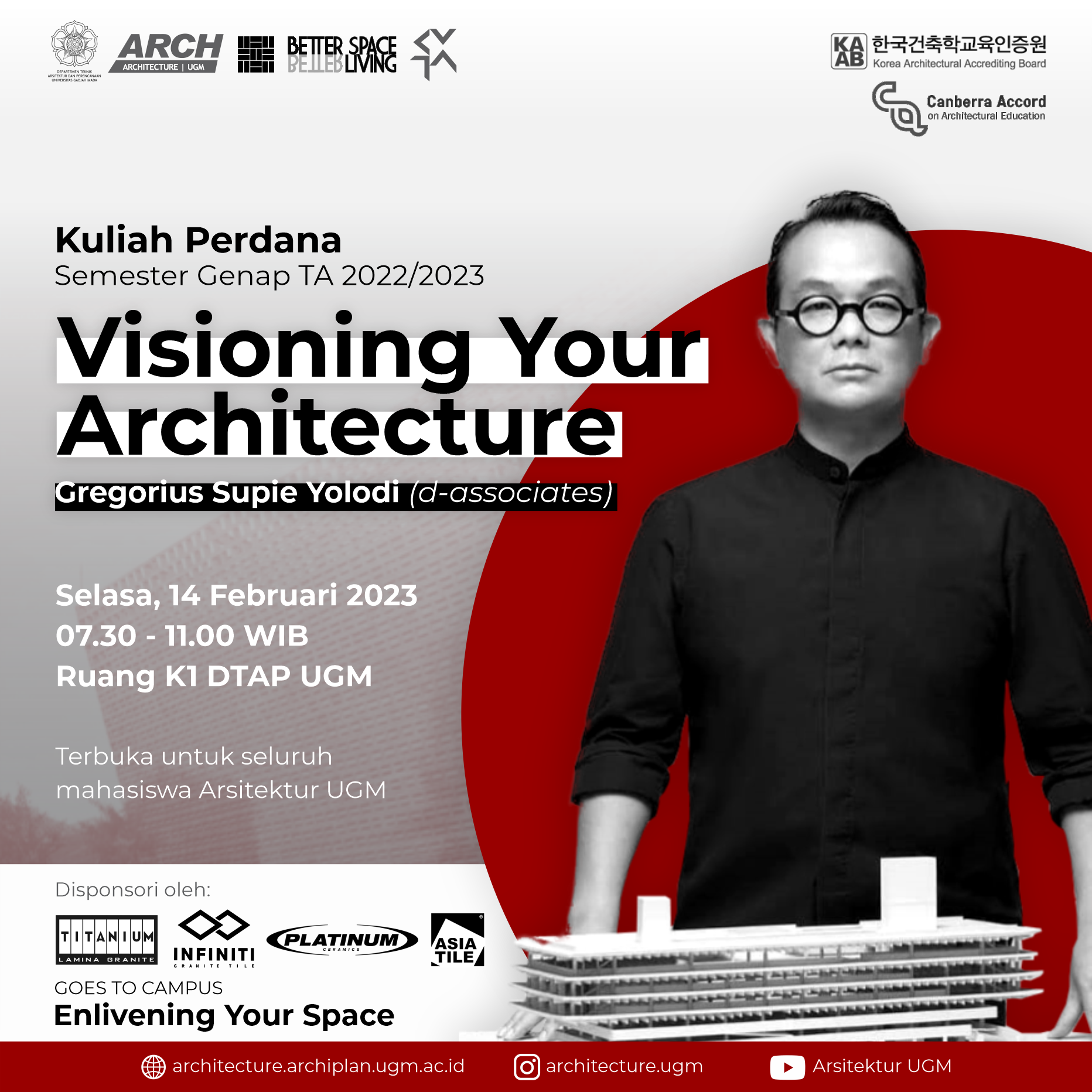 Kuliah Perdana Semester Genap 2022 2023 Visioning Your Architecture